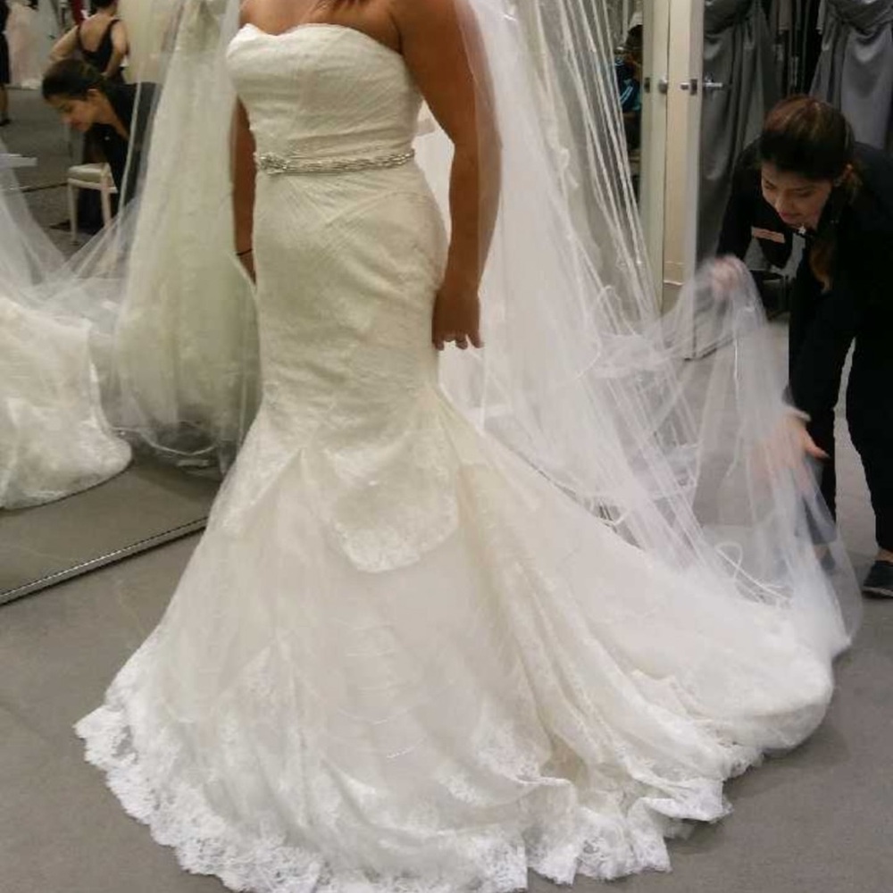 Unworn Zac Posen wedding dress (discontinued style)